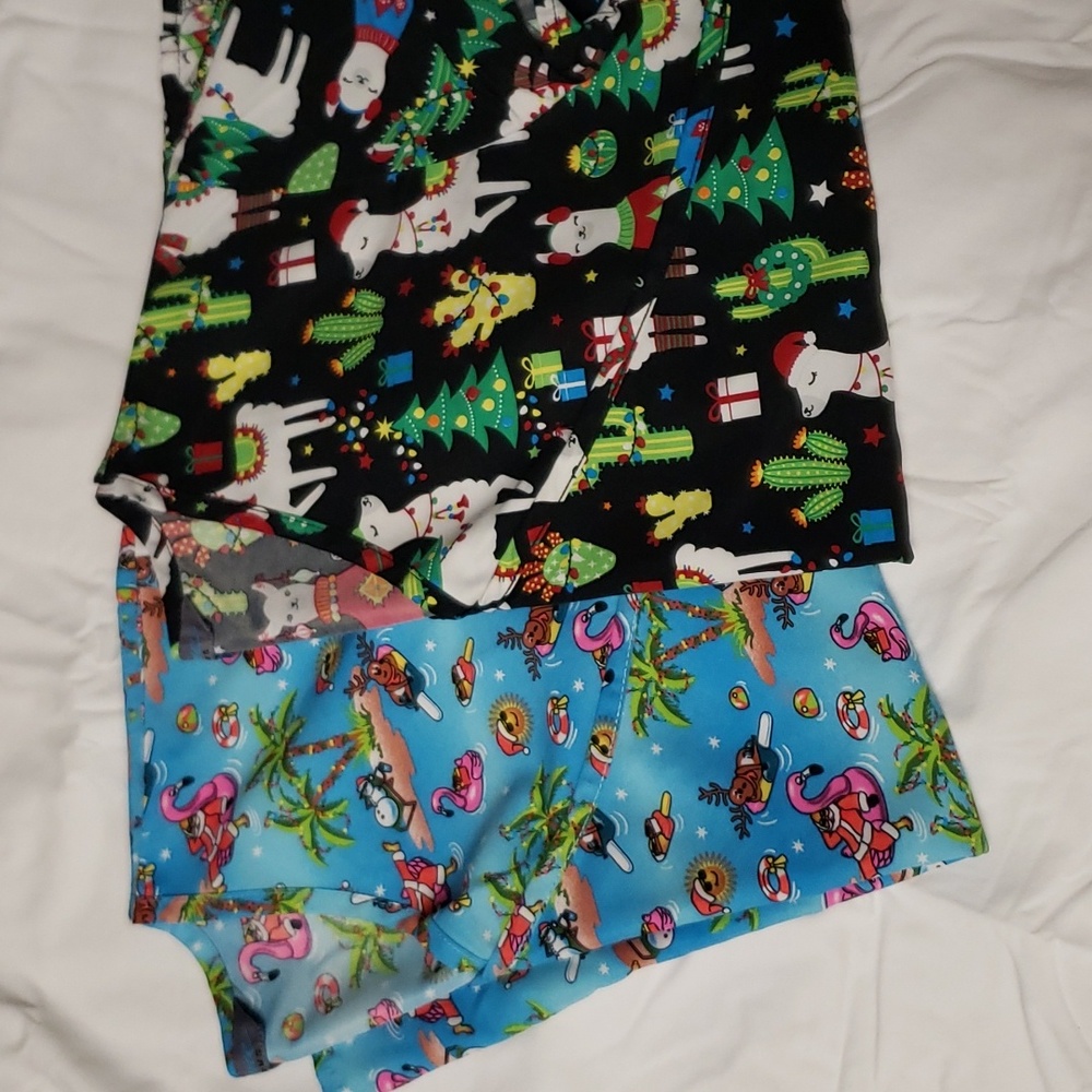 2 Serene scrub top xs
